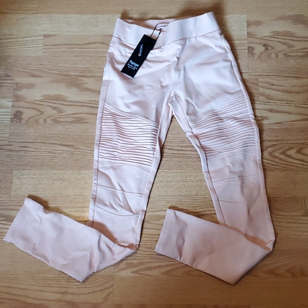 Light pink Jeggings with pockets